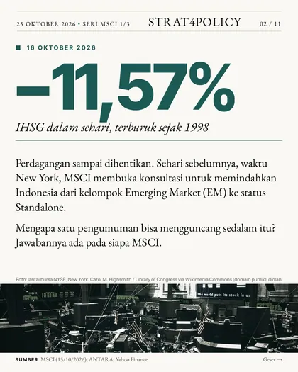 Slide 2 carousel Satu indeks, IHSG ambruk 11,57%